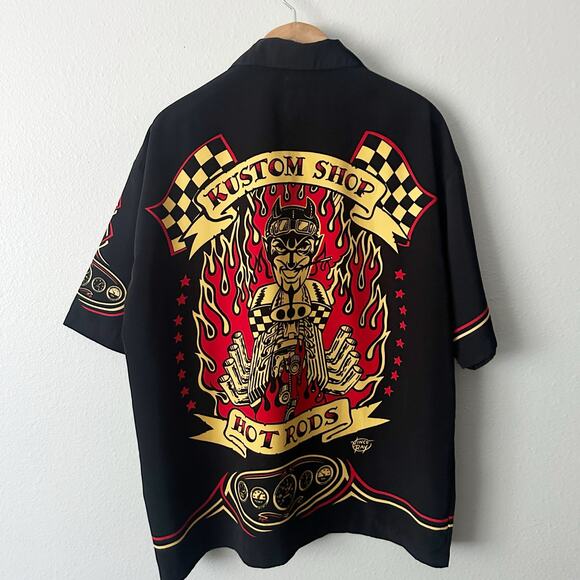 BC Ethic Hard Rock Hotel Las Vegas Kustom Shop Hot Rods Men’s Shirt XXL - Picture 1 of 12
